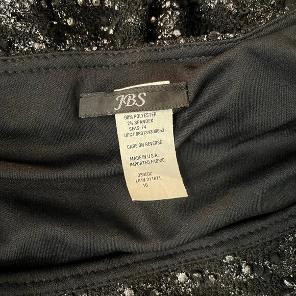 J.B.S. Women's Black/Silver Popcorn Knit Dress - Size 10 - NWT $90 - Picture 5 of 5
